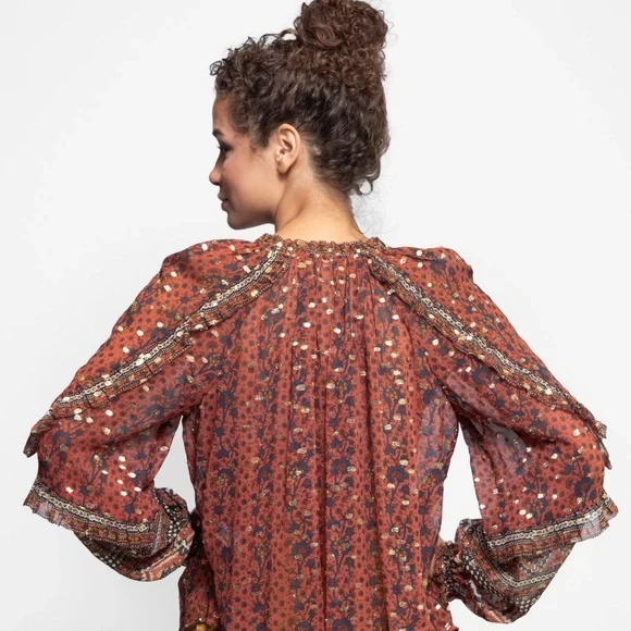 Ulla Johnson Silk Calista Blouse S / US2